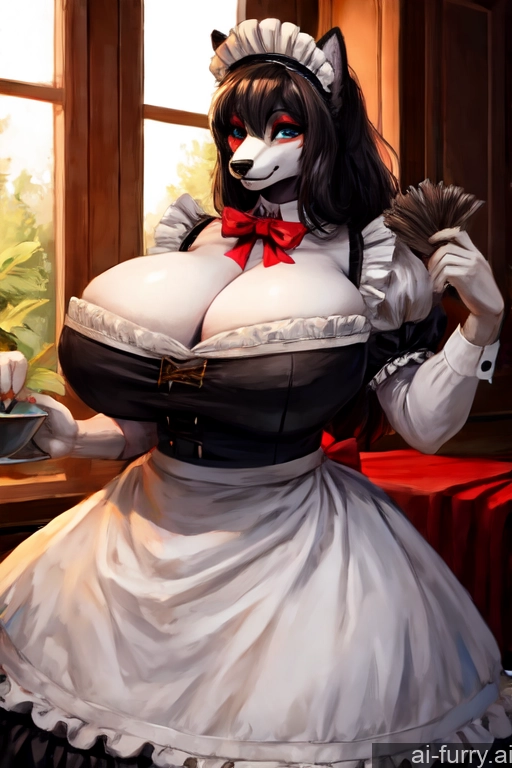 Maid Woman Huge Boobs