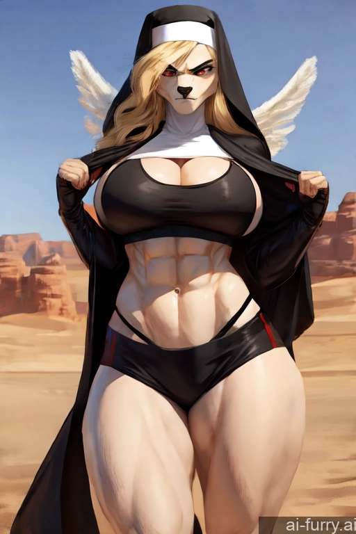 Angry Big Ass Meadow French Woman Desert Huge Boobs Nun Bikini Sports Bra Blonde One Dominatrix Crisp Anime Front View Happy Muscular 20s Angel Milf Long Hair Partially Nude Serious Working Out Bra Ponytail