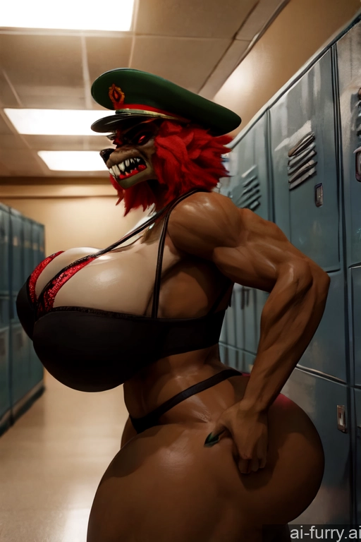 Hat 3d Big Ass Military Bra Huge Boobs Angry 30s Locker Room Two Milf Devil Russian