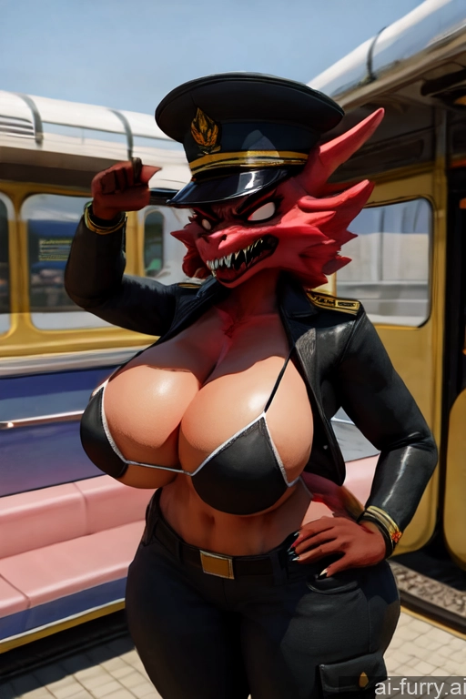 Hat Huge Boobs 3d Train Angry One Bikini Milf 30s Military Devil Russian