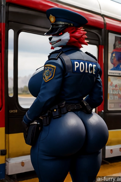 Big Ass Angry One Milf 3d Bus Huge Boobs Back View 30s Devil Police Hat Russian