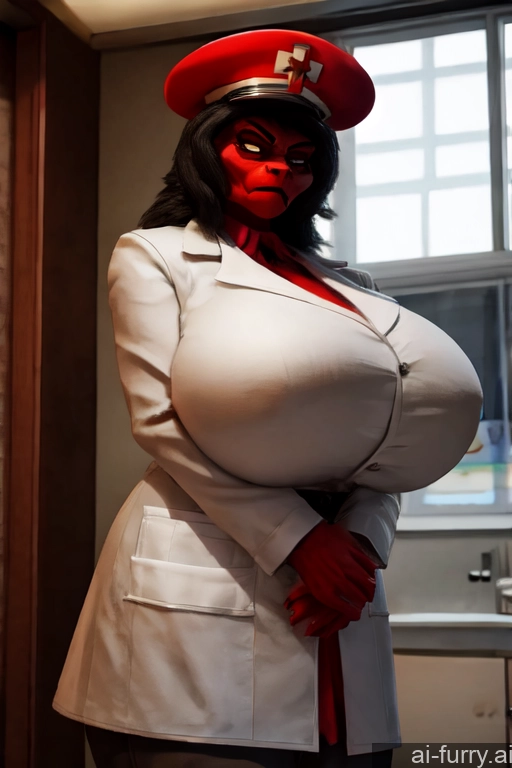 Doctor Hat One Hospital Huge Boobs 30s 3d Serious Devil Russian Milf