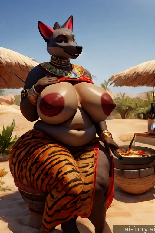 30s Medieval 3d African Huge Boobs Fat Sexy Face One Milf Oasis Cooking