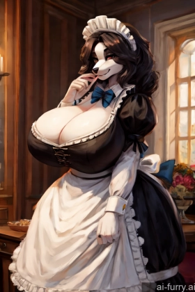 Maid Woman Huge Boobs