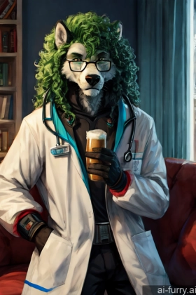 Film Photo Green Hair Greek Doctor Curly Hair Skinny Teacher Long Hair Space Suit Couch Messy Serious One Detailed Sci-fi Armor Athlete 20s Beer Glasses Russian Perfect Body