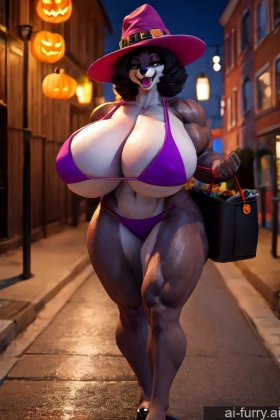 Muscular Russian Huge Boobs Street One Happy Hat 30s Bikini 3d Bimbo Halloween