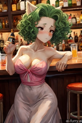 Orgasm Soft Anime Jumping Sad Fur 20s Small Ass Bar Green Hair Skinny Curly Hair Perfect Boobs Woman + Man Slicked Several Dress