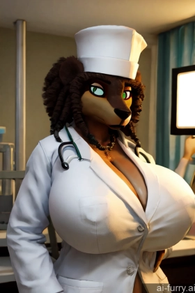 Hat 3d Hospital African 30s Milf Doctor Huge Boobs Serious One