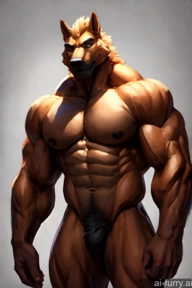 Muscular One Bodybuilder Tall