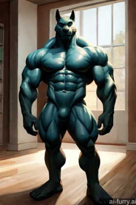 Tall Muscular One Bodybuilder