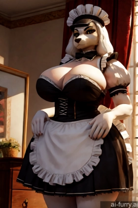 Maid 3d Russian Milf Huge Boobs Hat One Bedroom Serious 30s