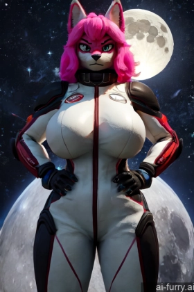 One Milf Moon Cyborg Serious 3d 30s Pink Hair Space Suit Japanese Huge Boobs